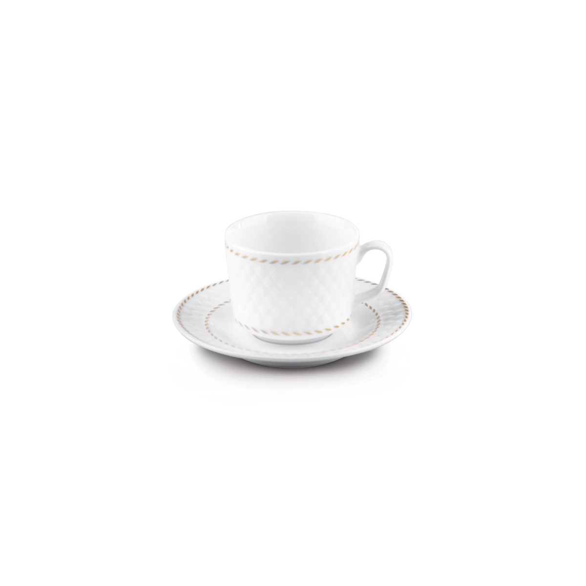 سرویس چینی 12 پارچه چای خوری میلانو سفید