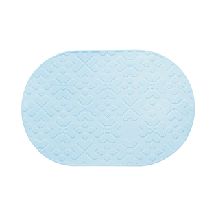 زیر بشقابی بیضی سیلیکونی Baby Blue