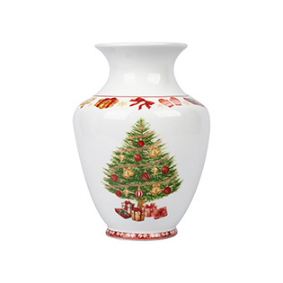 گلدان چینی متوسط رعنا کریسمس2