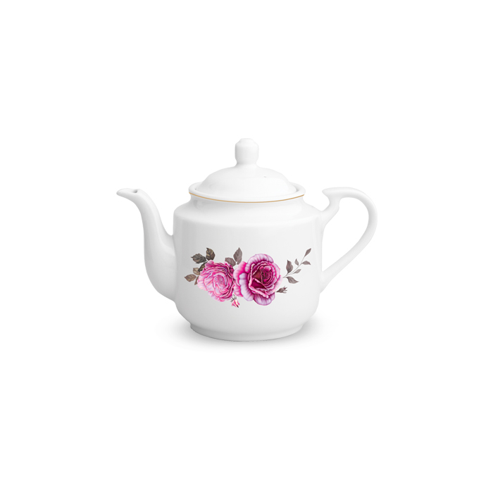 قوری چای استوانه کوچک رزفلاور
