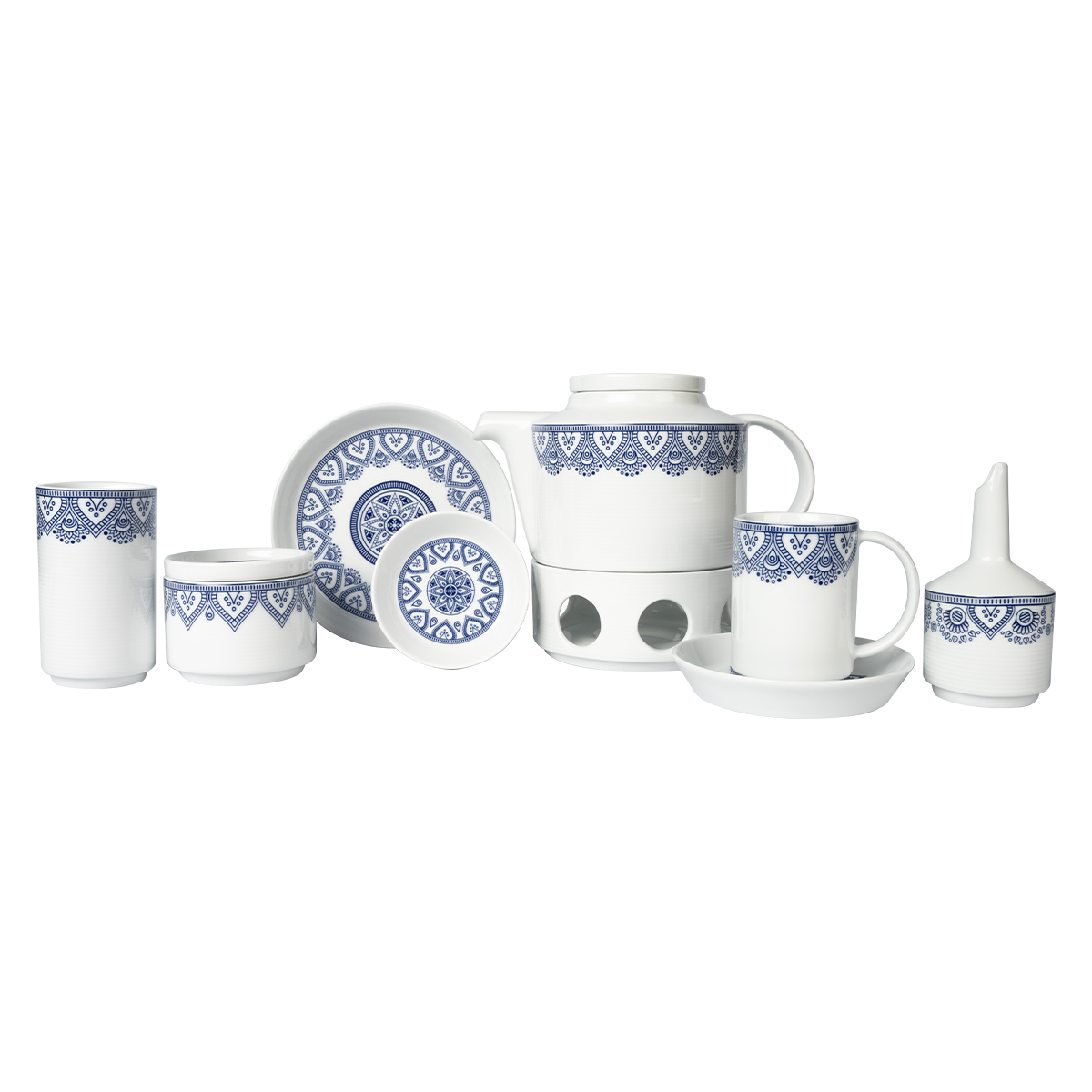 سرویس چینی 23 پارچه چای خوری پروجا پلاس