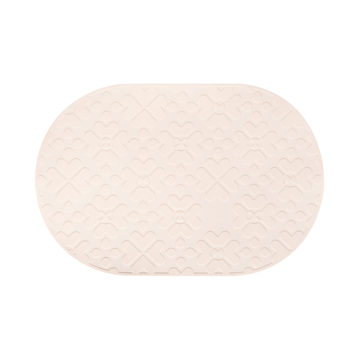 زیر بشقابی بیضی سیلیکونی Cream