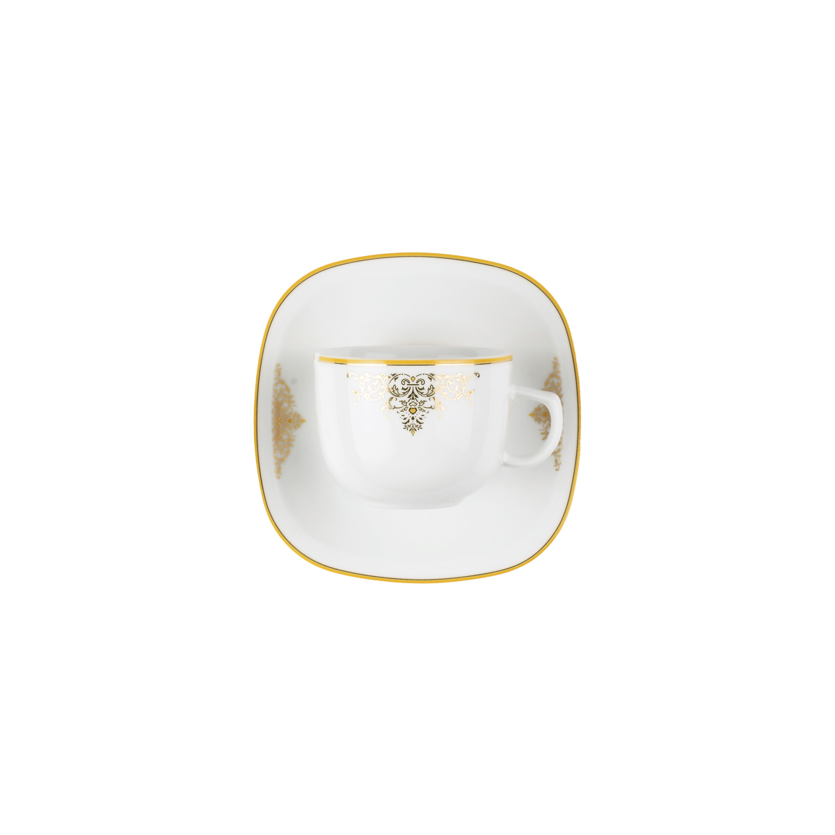 سرویس چینی 12 پارچه چای خوری مونت کارلو طلایی	