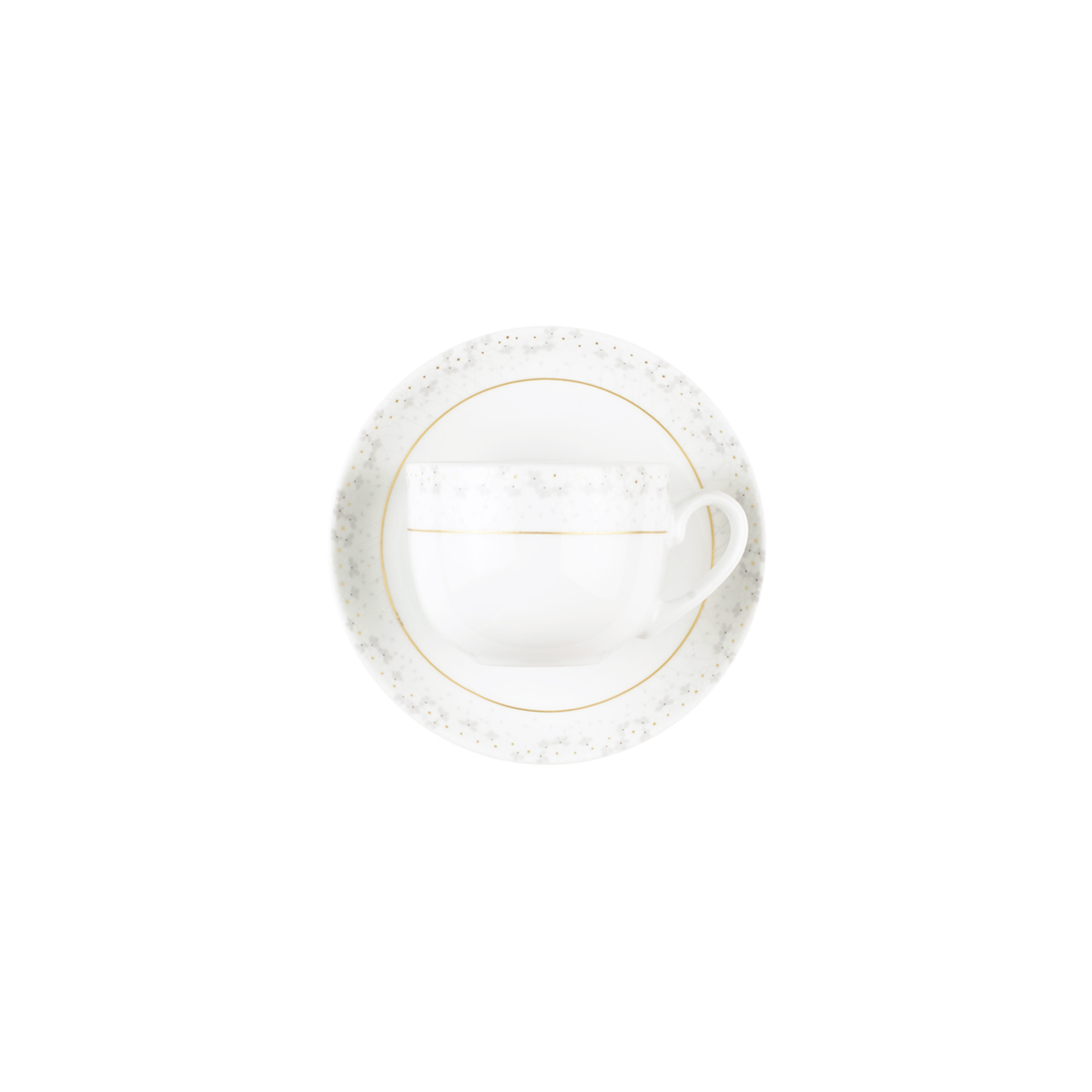 سرویس چینی 12 پارچه چای خوری برایدال سفید