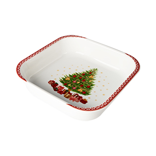 دیس لازانیا مربع کریسمس2