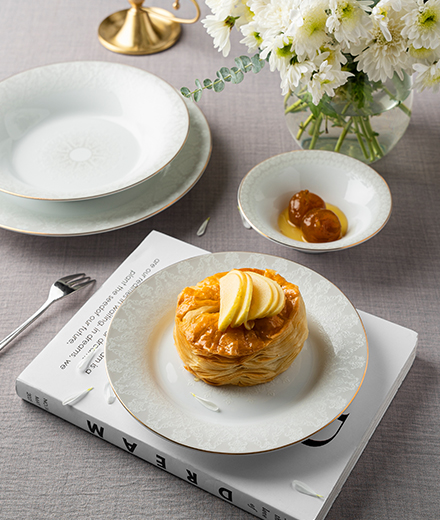 سرویس چینی 35 پارچه غذاخوری سریر سپید