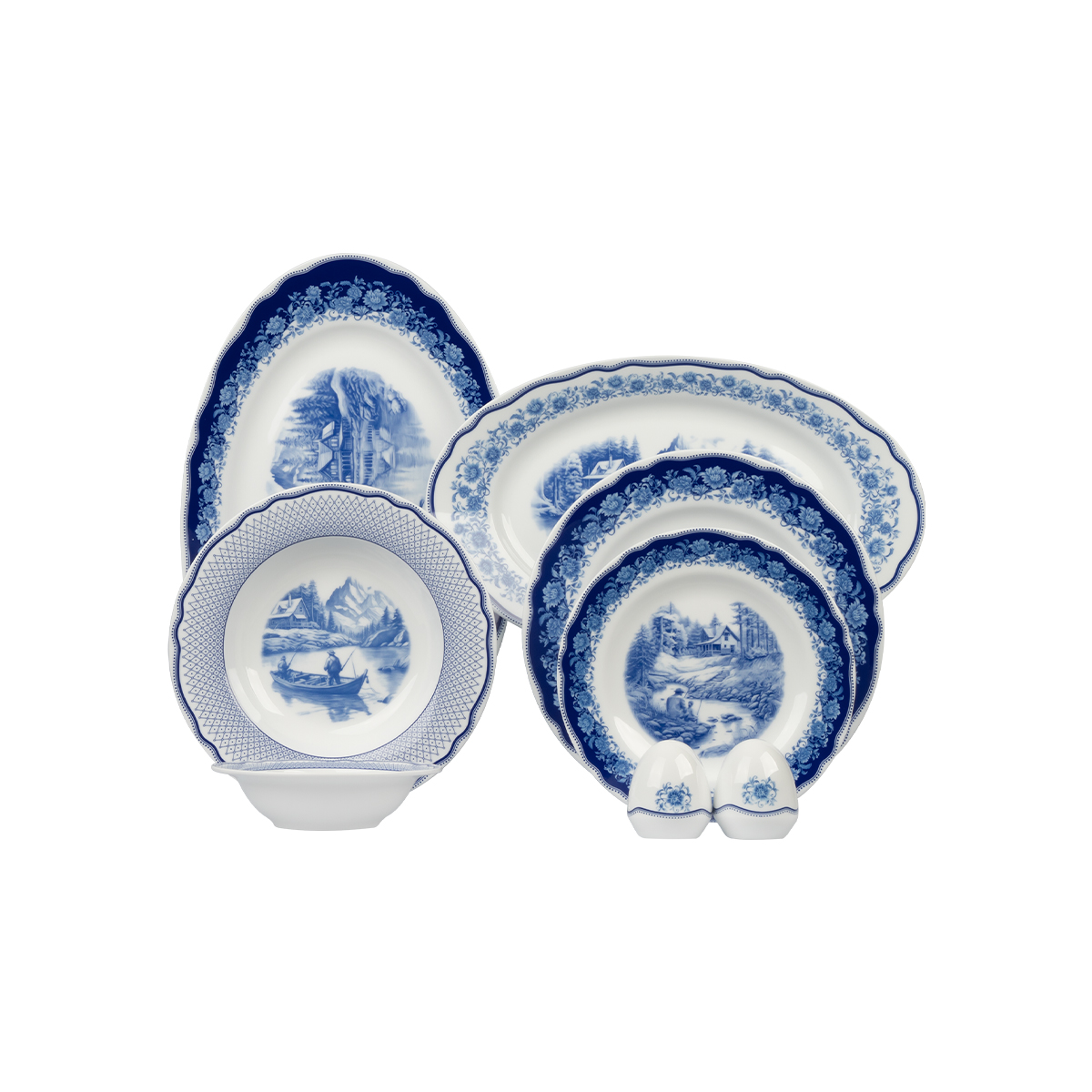 سرویس چینی 28 پارچه غذاخوری سن پترزبورگ