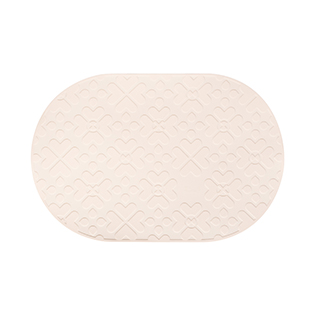 زیر بشقابی بیضی سیلیکونی Cream