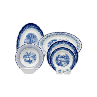 سرویس چینی 28 پارچه غذاخوری سن پترزبورگ