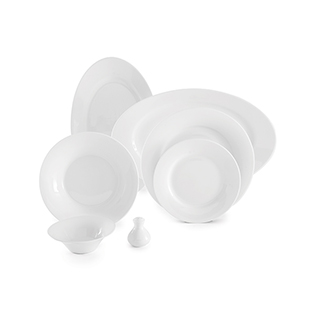 سرویس چینی 35 پارچه غذاخوری سفید