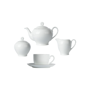 سرویس چینی 17 پارچه چای خوری سمن